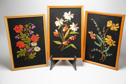 3gerahmte stickbilder - 3gerahmte,