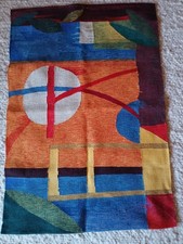 Design Wandteppich Handgewebt