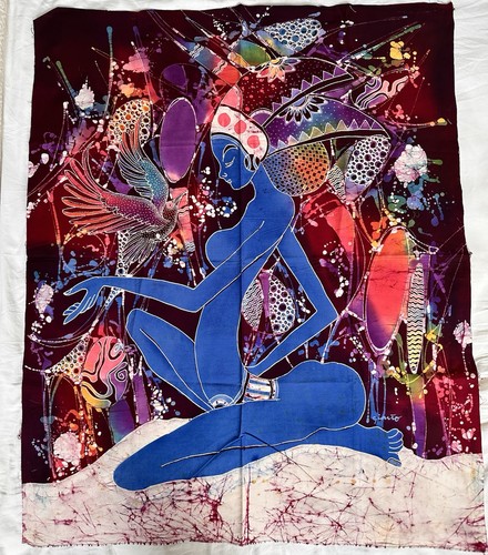 Großes batik kunstwerk - batik, aus
