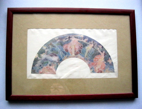 Jugendstil bild fächerdesign - bild,