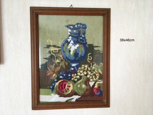 Altes globelin stickbild - altes, mit