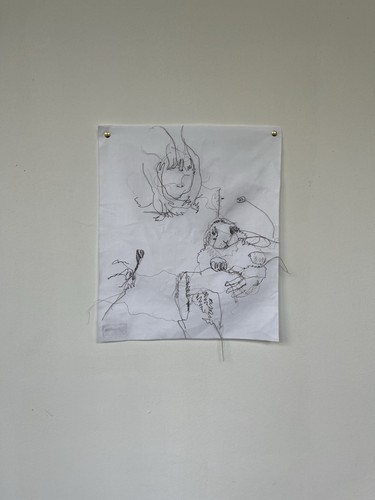 Original kunstwerk stickerei - original,