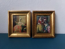 2 Seidenbilder Florentiner