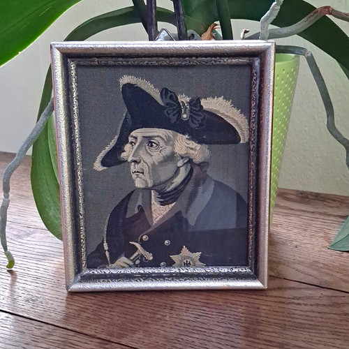 Gerahmtes seidenbild neyret - seidenbild,,