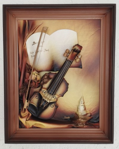 Wandbild aus leder mit - 3d,
