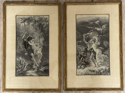 Alte seidenbilder rahmen - 2,