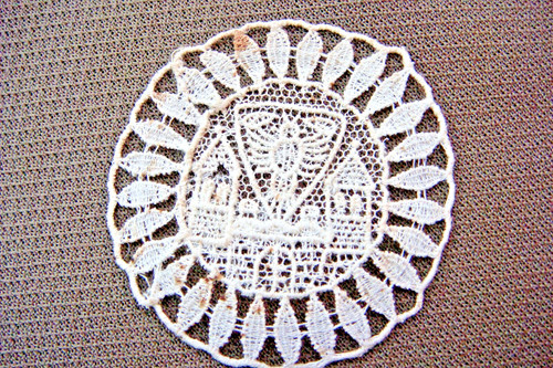 Stickereiornament wappen - stickereiornament,