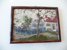 Antikes handgesticktes Bild