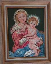 Gobelin Stickbild Maria mit