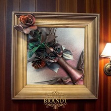 Lederbild 41x41 cm –