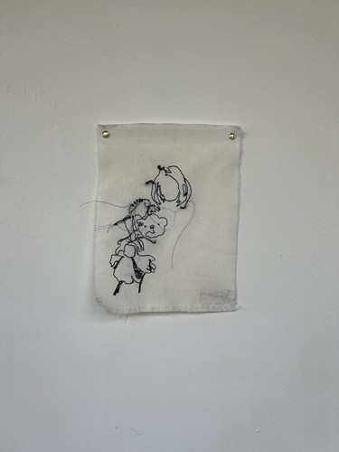 Original kunstwerk stickerei - kunstwerk,
