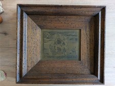 Maritimes Messingbild geätzt